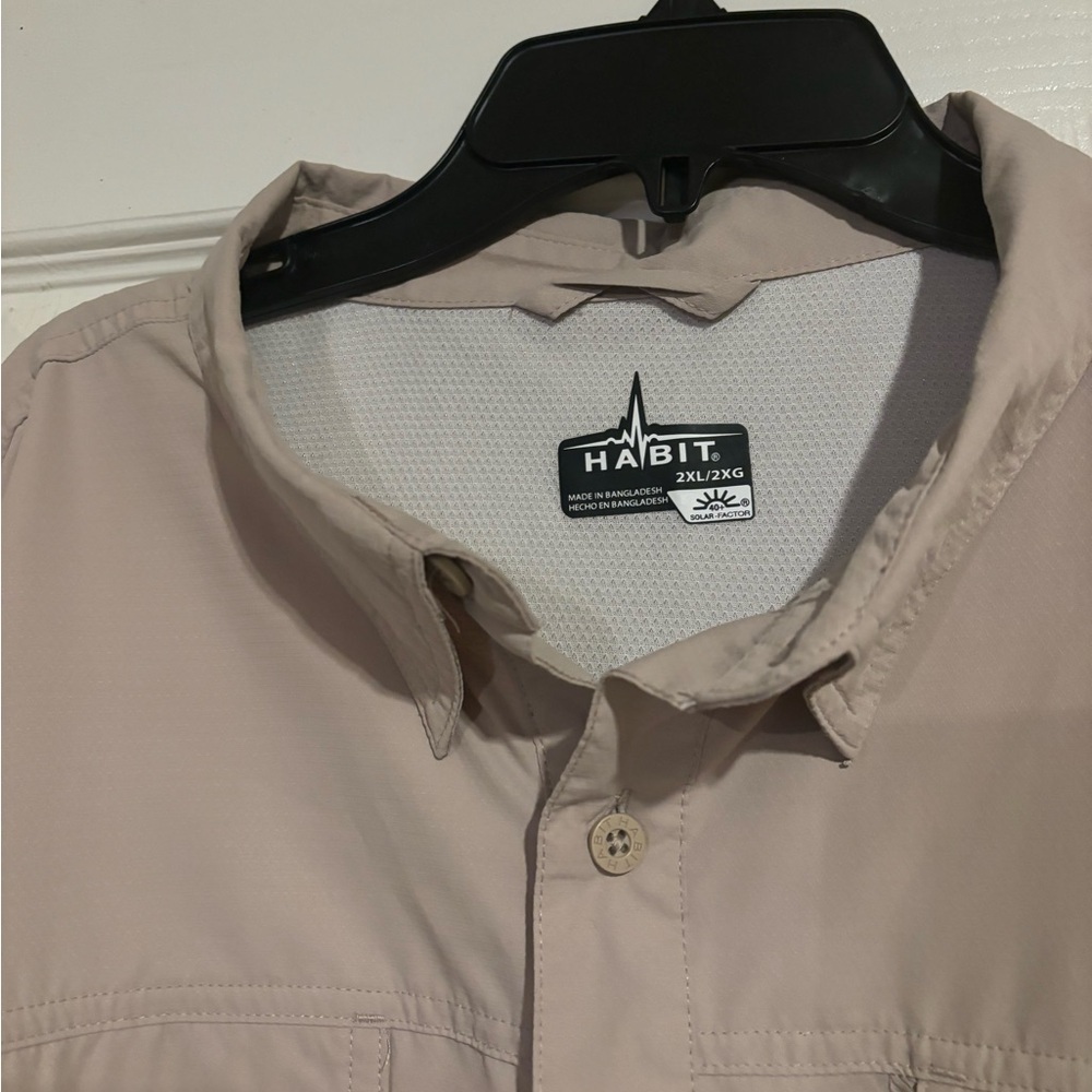 #HABlT Beige Long Sleeve Shirt - Picture 6 of 6
